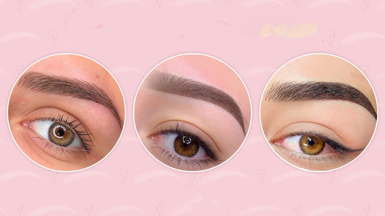 What technique is best for eyebrows