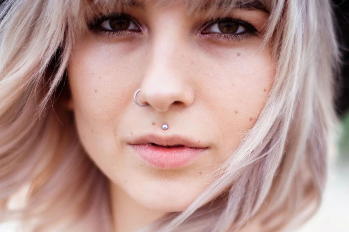 Medusa piercing post-piercing care, advice and infection prevention